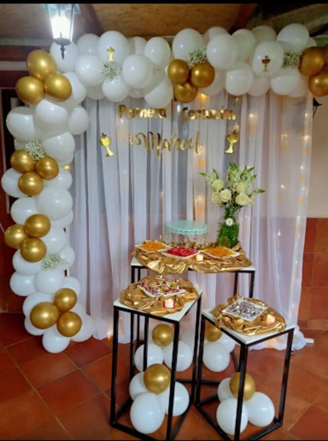 Decoración para una primera comunión en Don Quijote